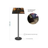 DRK PRINT Ayaklı Işıklı Lightbox Menu - 40x60