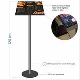DRK PRINT Ayaklı Işıklı Lightbox Menu - 50x70