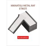 DRK PRINT Mıknatıslı Raf Etiketi