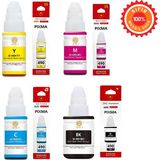 Drl Canon Gı-41 Uyumlu 4'lü Muadil Mürekkep Seti - G2420 G3420 G2460 G3460 G3470 G2470 Için - (Pigment Siyah + 3 Renk Dye) - Kırmızı - Mavi - Siyah - Sarı