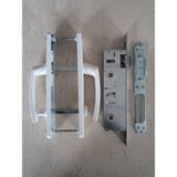 Drl Hirdavat PVC - Pen Banyo WC Kapı Kolu Kilit Seti Alüminyum Gri Renk 1 Adet Dayanıklı Yapı