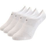 Drl Socks Drlsocks Bambu Sneakers Çorap (Kadın & Erkek, 4'lü Set – Dikişsiz, Görünmez, Antibakteriyel) - 43 - 46 - Beyaz