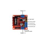 DRMaker Elektro L298N Voltaj Regulatörlü Çift Motor Sürücü Kartı (Kırmızı PCB)