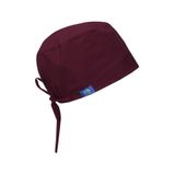 DrMia Bordo Renk Unisex Doktor Hemşire Cerrahi Bone Hastane Aşçı Bonesi Iş Bandanası
