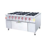 DRN DRNKU-1290 6'lı 6 Ocak 1 Fırın 120x94x85 cm Gazlı Kuzine