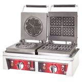 DRN DRNPWKY-2 İkili Yonca +Kare Elektrikli Waffle Makinesi