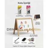 Drn Kids ve Eğitim Çift Taraflı Masa Üstü Küçük Boy Yazı Tahtası