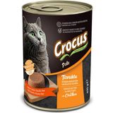 Drnds Crocus Yetişkin Kedi Tavuklu Pate Yaş Mama 400g