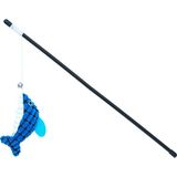 Drnds Eastland Otlu Peluş Balık Oltası 45 cm - Ahşap