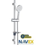 Drom Navex Spa Krom Sürgülü Duş Seti 5 Yıl Garantili Modern Tasarım ve Dayanıklı Krom Malzeme