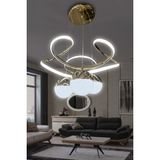 Dron 3 Toplu LED Avize - Gold - 2