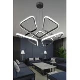 Dron Köşeli Modern Sarkıt Led Avize Salon & Oturma Odası Avizesi