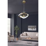 Dron Tek Top 2 Modern Sarkıt LED Avize - Gold