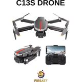 Drone C13S 4K 3kamera Engel Kaçınma 360° Akrobasi Fırçasız Dron Motor Optik Akış Katlanabilir Drone - Renkli