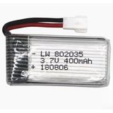 Drone - Helikopter Pili 3.7V 400Mah Şarjlı Li-Polimer Batarya Orkıdey008309