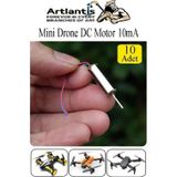 Drone Motoru Yüksek Hızlı 10 Adet Çekirdeksiz Dc Dron Motoru Güçlü Deney Okul Helikopter Uçak Mini Drone Motoru