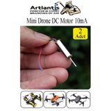 Drone Motoru Yüksek Hızlı 2 Adet Çekirdeksiz Dc Dron Motoru Güçlü Deney Okul Helikopter Uçak Mini Drone Motoru