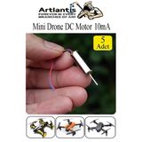 Drone Motoru Yüksek Hızlı 5 Adet Çekirdeksiz Dc Dron Motoru Güçlü Deney Okul Helikopter Uçak Mini Drone Motoru