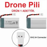 Drone Pili 650 Mah 3.7V Syma X5c X5sc X5sw M68 905 Cx-30 Vs. Modeller Uyumlu Mini4