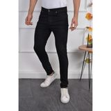 Drontin Erkek Jeans Skinny Fit Likralı Siyah Dar Paça Kot Pantolon - 38 - -- - 031-Siyah