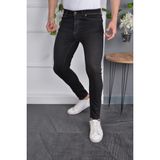 Drontin Erkek Jeans Slim Fit Likralı Dar Kesim Siyah Kot Pantolon - 031-Siyah - --