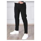 Drontin Siyah Likralı Skinny Fit Erkek Jean Erkek Kot Pantolon