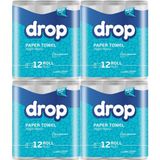 Drop Kağıt Havlu Çift Katlı 48 Li Paket (4pk*12) - Beyaz