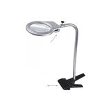 Drop Tedarik 2.5X90 mm 5X24 mm Büyüteç, Mandallı Metal Hortumlu Masa Üstü Büyüteç