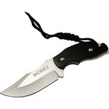 Drop Tedarik Crkt Civet 2805 Wy Tırtıklı Kamp Bıçak 18 cm - Plastik Sap, Kılıflı, Ipli