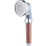 Drop Tedarik Sepet Dolusu® %50 Su Tasarruflu ve Arıtmalı Doğal Taşlı Banyo El Duş Başlığı