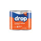 Drop Tuvalet Kağıdı, 8'li Rulo, 2 Katlı