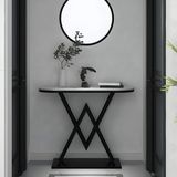 DRS-070 Yarım Daire Dresuar Masa Mdf Metal Ayaklı - Belirtilmemiş