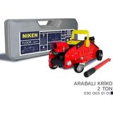 Drs Tuning Arabalı Oto Araç Kaldırma Krikosu 2 Ton Taşıma Kapasiteli-Plastik Çantalı Niken