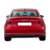Drs Tuning Audi A3 8V (2017-2019) S3 Style Arka Tampon Difüzör (Plastik)