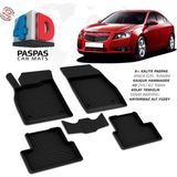 Drs Tuning Chevrolet Cruze 4d Araca Özel Havuzlu Kauçuk Paspas 2009 ve Üzeri - Siyah
