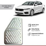 Drs Tuning Fiat Egea Uyumlu Krom Ayak Dinlendirme Pedalı 2015 - 2019 Şık Tasarıma Sahip - Karışık Çok Renkli