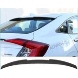 Drs Tuning Honda Civic Fc5 Cam Üstü Spoiler Beyaz Boyalı Policarbon