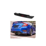 Drs Tuning Honda Civic Uyumlu Fc5 Turbo Difüzör 2017 Arka Tampon Eki Siyah