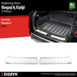 Drs Tuning Hyundai Tucson Uyumlu 4 Krom Bagaj Iç Eşiği 2021 Üzeri Parça
