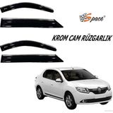 Drs Tuning Krom Cam Rüzgarlığı 1.2mm Renault Clio Symbol 1998-2015 4'lü / CARU443