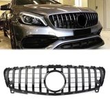 Drs Tuning Mercedes A-Class W176 Ön Panjur Parlak Siyah Piano Black GTR Model 2016-2018