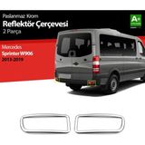 Drs Tuning Mercedes Sprinter W906 Krom Arka Reflektör Çıtası 2 Prç. 2013-2018
