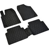 DRS Tuning Peugeot 407 Universal Pufi Siyah Diamond 3D Havuzlu Paspas