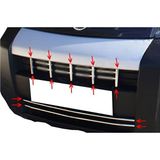 Drs Tuning Peugeot Bipper Ön Tampon Çıtası 7 Prç Krom 2008 ve Sonrası