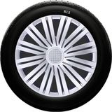 Drs Tuning Renault Uyumlu 15 Inç Kırılmaz Sks Jant Kapağı 1 Takım 4 Adet NO:340 - --