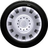 Drs Tuning Renault Uyumlu 16 Inc Kırılmaz Sks Jant Kapağı 1 Takım 4 Adet NO:414 - --