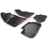 Drs Tuning Rizline Volkswagen Jetta 2011 ve Sonrası 3D Havuzlu Paspas - Bagaj Hav... - Siyah