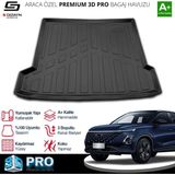 Drs Tuning S-Dizayn Chery Omoda 5 3D Pro Bagaj Havuzu 2022 Üzeri A+ Kalite - Siyah