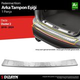Drs Tuning S-Dizayn Dacia Duster Krom Arka Tampon Eşiği 2018-2023