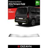 Drs Tuning S-Dizayn Fiat Doblo 3 Krom Arka Tampon Eşiği 2023 Üzeri A+ Kalite